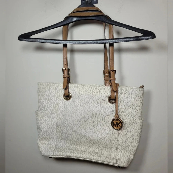 Michael Kors Jet Set Tote Bag Small Logo 30H6GTTT3V - Picture 1 of 16